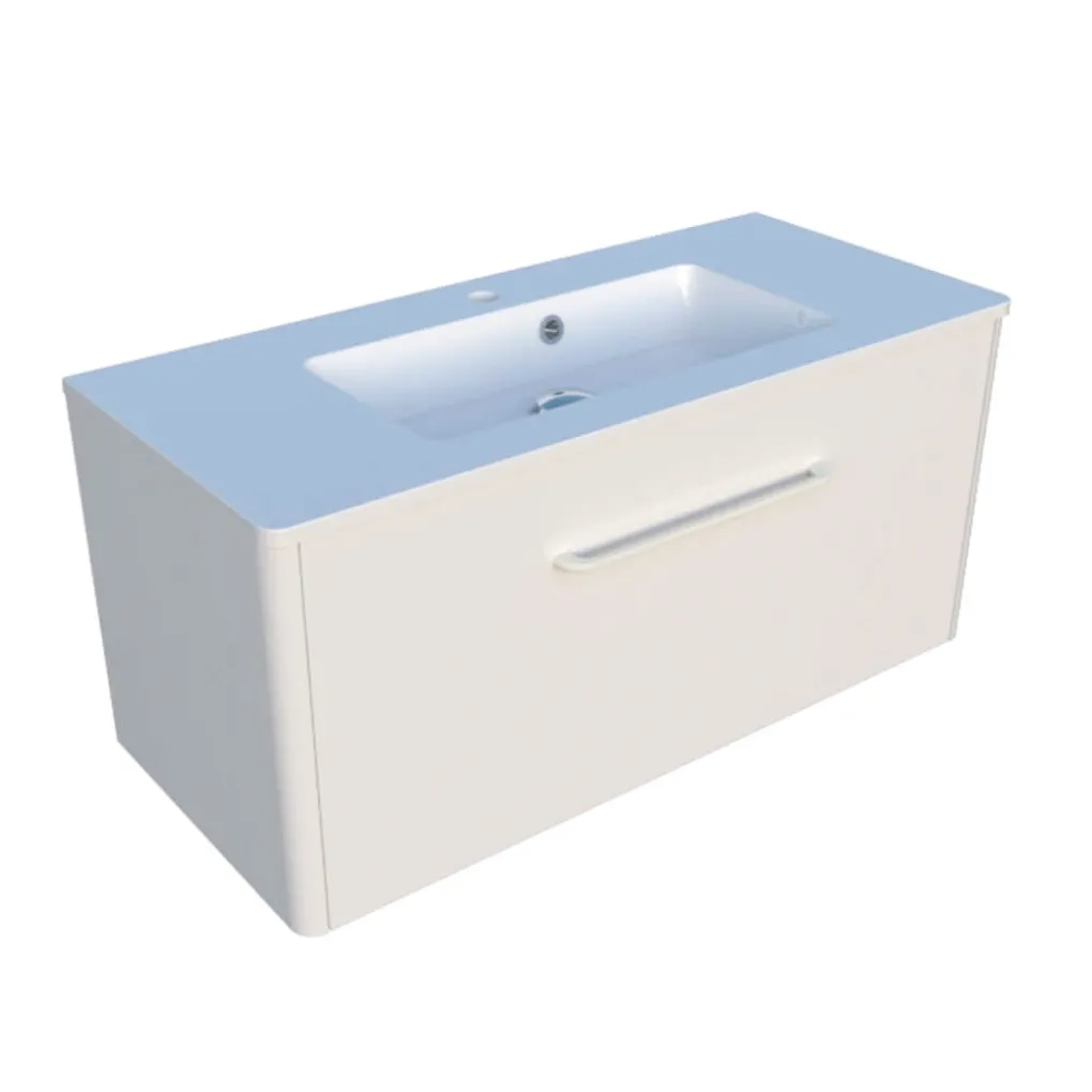 Шафа нижня Fancy Marble Fiji 900 з умивальником Annabell 900- Фото 1